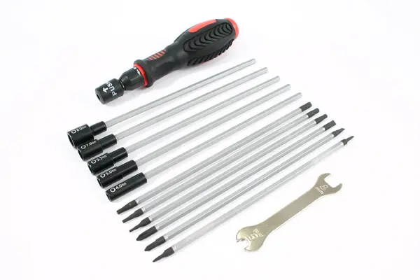 Fastrax 19-in-1 RC tool kit 3Xslot, 3X PH 6Xhex, 4Xnut 1X 5/8MM wrench – RC Tool Kits